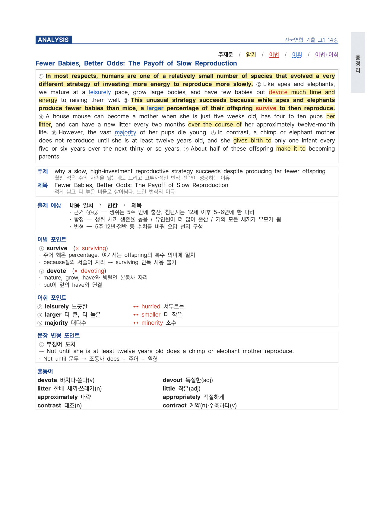 올림포스 전국연합학력평가 기출문제집 영어독해 고1 14강 파이널 by 시대인재 이현우T_preview_undefined