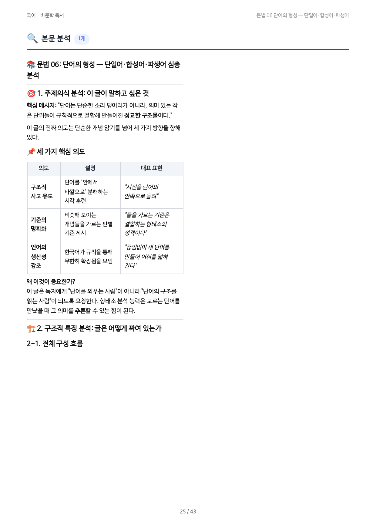 문법 06 단어의 형성 — 단일어·합성어·파생어_preview_undefined